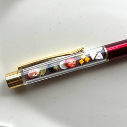 ごくごく＊ミニチュアおつまみボールペン（赤ワイン） 1枚目の画像