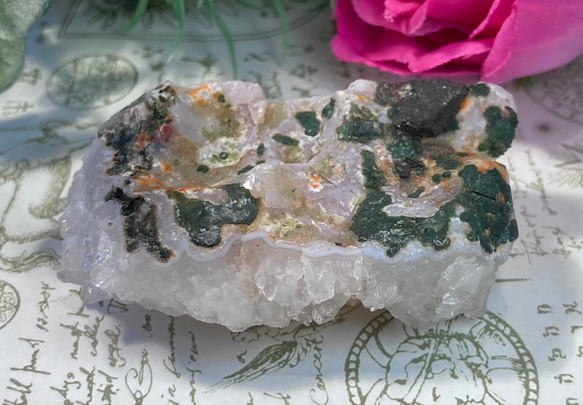 天からの祝福✨　アナンダライト　水晶　レインボークォーツ　原石　クラスター 