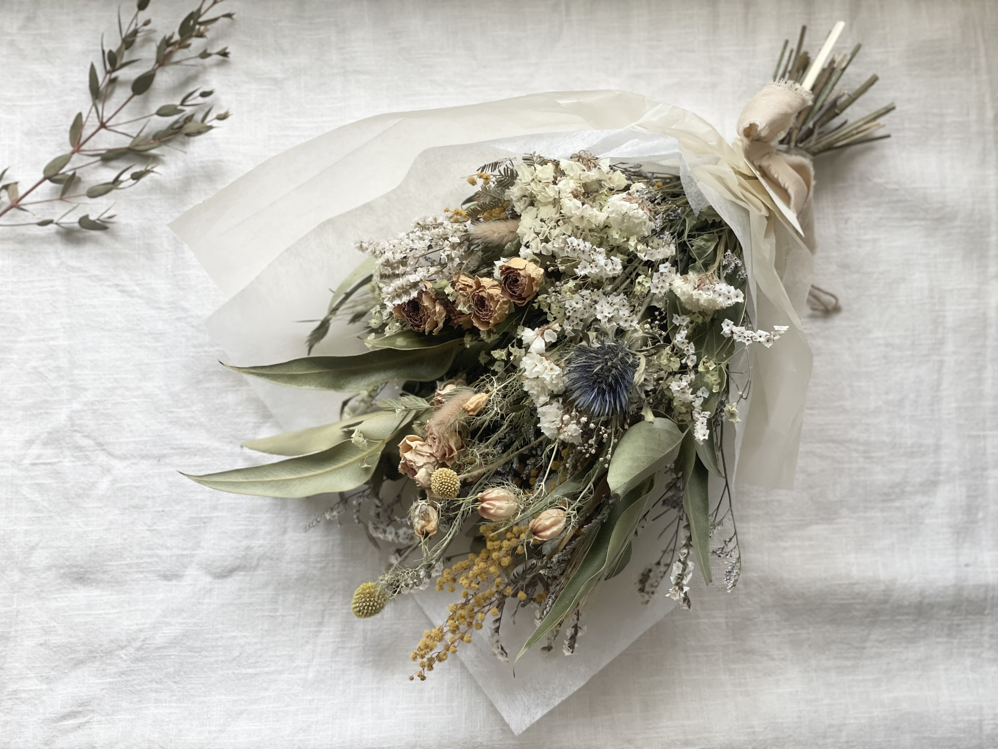 K様オーダー商品 ドライフラワー バレリーナスワッグ K様オーダー商品