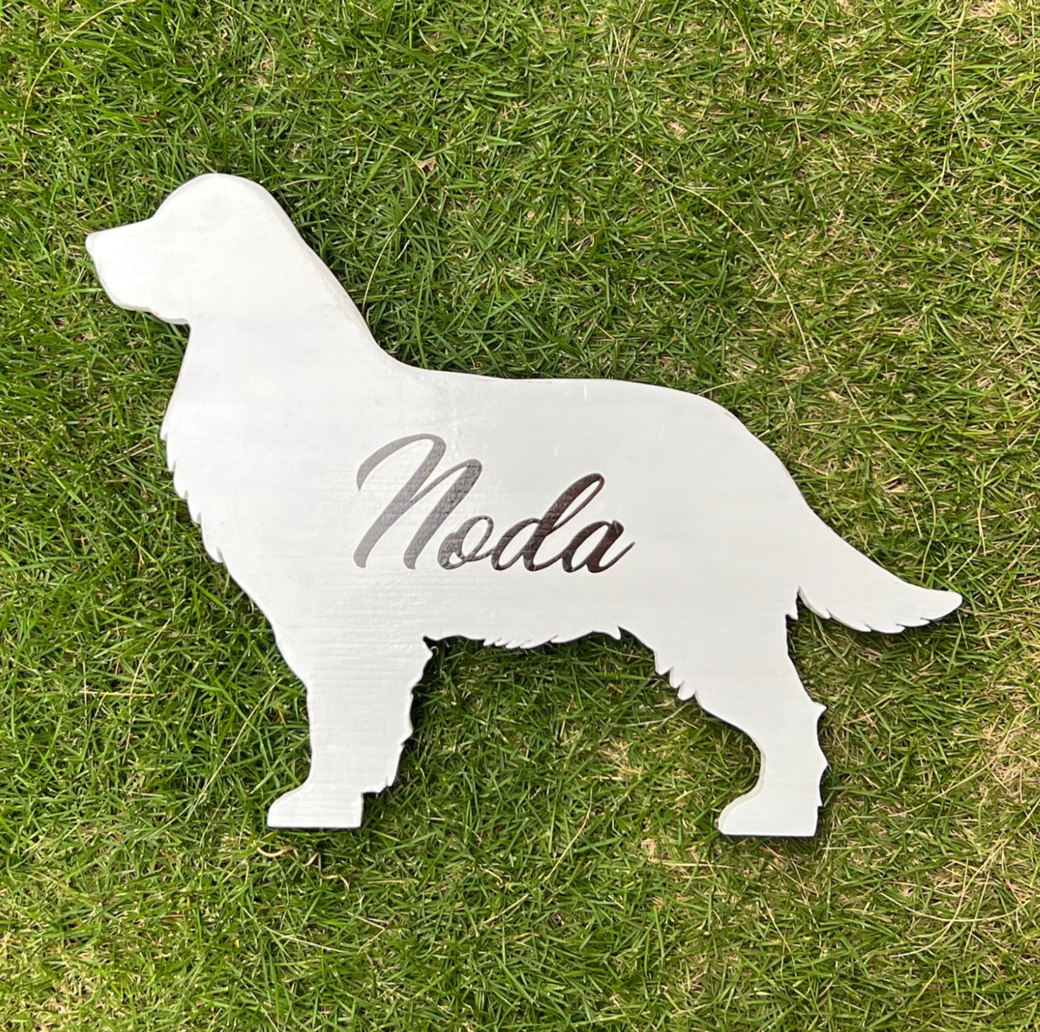 大好きなゴールデンレトリバー表札 表札・ネームプレート ALOHA WIND