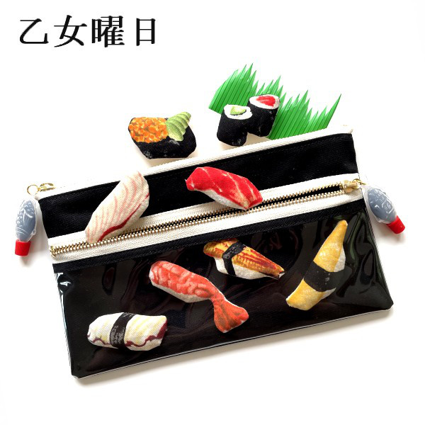 SUSHI お寿司　ポーチ 2014発売 超希少 プリーツプリーズ 寿司セット