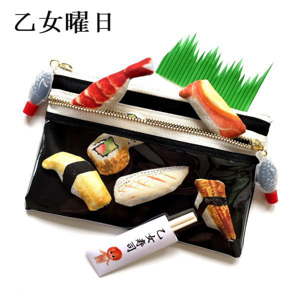 超希少 プリーツプリーズ 寿司セット SUSHI 2014発売 お寿司 ポーチ 超