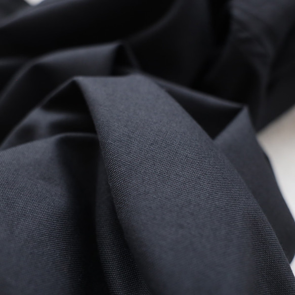 ＊新作sale　上下セットアップ　コットンMIXシャンブレー　 変形シャツ　ジャケット　禅パンツ　重ね後　黒A13B ×２ 変形 　　　　　 ■■■■■■ 花ボタン 禅パンツ シャツジャケット あえて