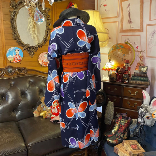 アジア風デザインのロングドレス浴衣リメイクワンピース 楽天市場】浴衣 リメイク ワンピース（レディースファッション