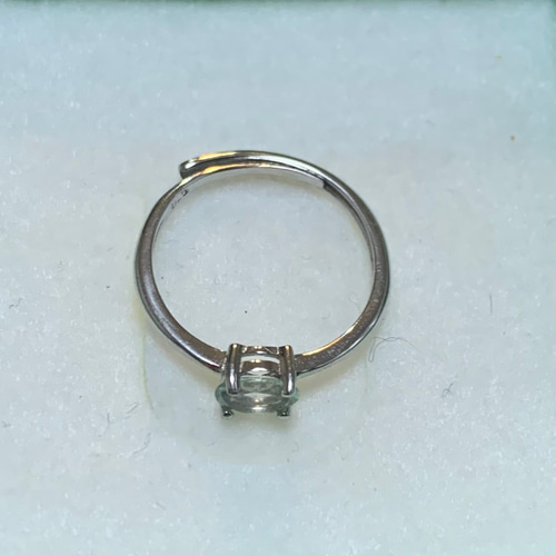 ミネラルマルシェフェア！天然グリーンベリル シルバーフリーリング