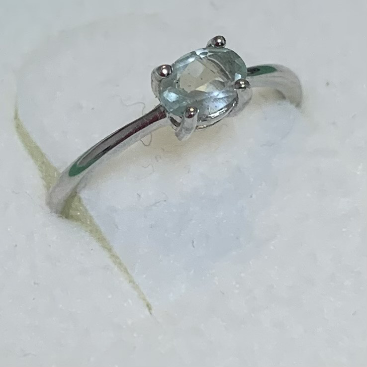 ミネラルマルシェフェア！天然グリーンベリル　シルバーフリーリング ⁺˳✧༚ Creema新作2024