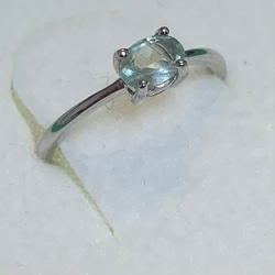 ミネラルマルシェフェア！天然グリーンベリル シルバーフリーリング