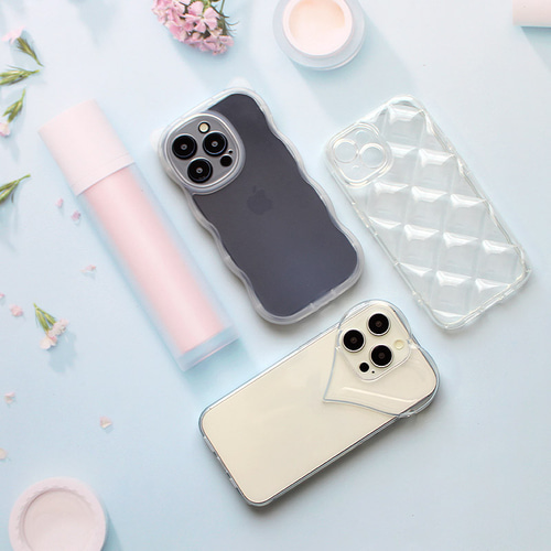 ハンドメイド iPhoneカバー×2 0_7c1983d9c7b732f469974b069c0f