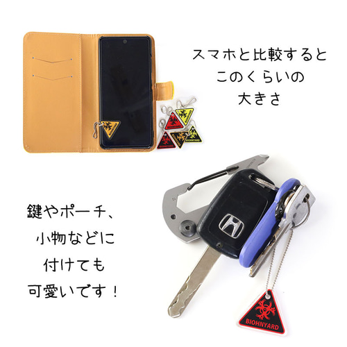 NARUSA バイオハニャード アクリルキーホルダー 3cm 6種類 猫
