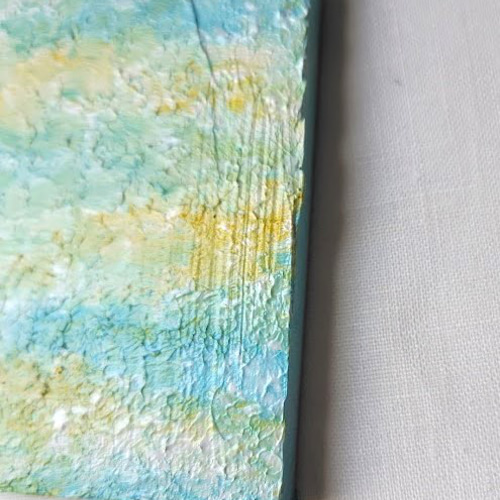 原画＞ 抽象画 水色3 インテリアアート 絵画 アクリル 絵画
