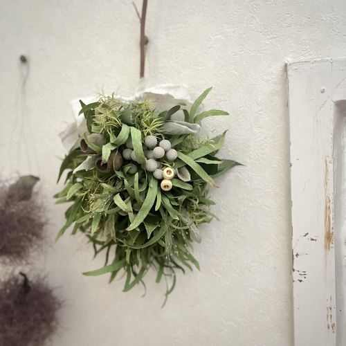 スワッグ】グリーン ガーランド ユーカリ 夏 スワッグ 草つむぎ 通販  