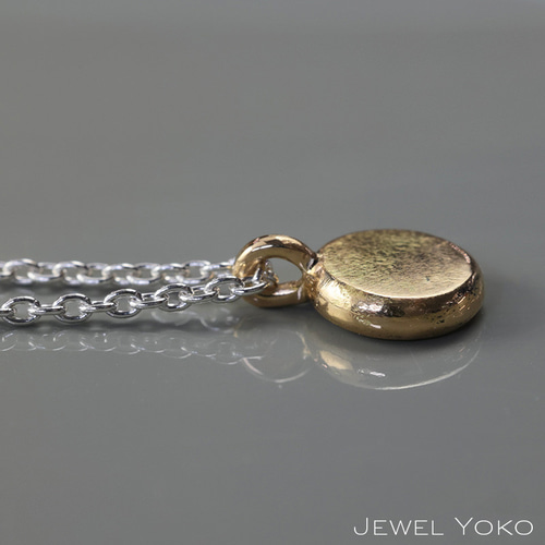 18金 シルバー925 K18 sterling ネックレス ゴールド コンビ