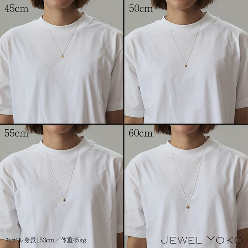 K18 silver925コンビ】doucel コンビネックレス円 丸 シンプル K18 silver925コンビ】doucel コンビネックレス円 丸 シンプル
