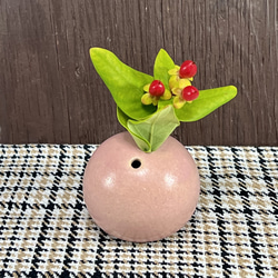 陶製花器 水盤 黄瀬戸釉 【190920】 一輪挿し・花瓶・花器 ばた