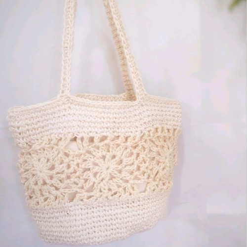 フラワー epocaカゴバック トートバック flower（ファッション