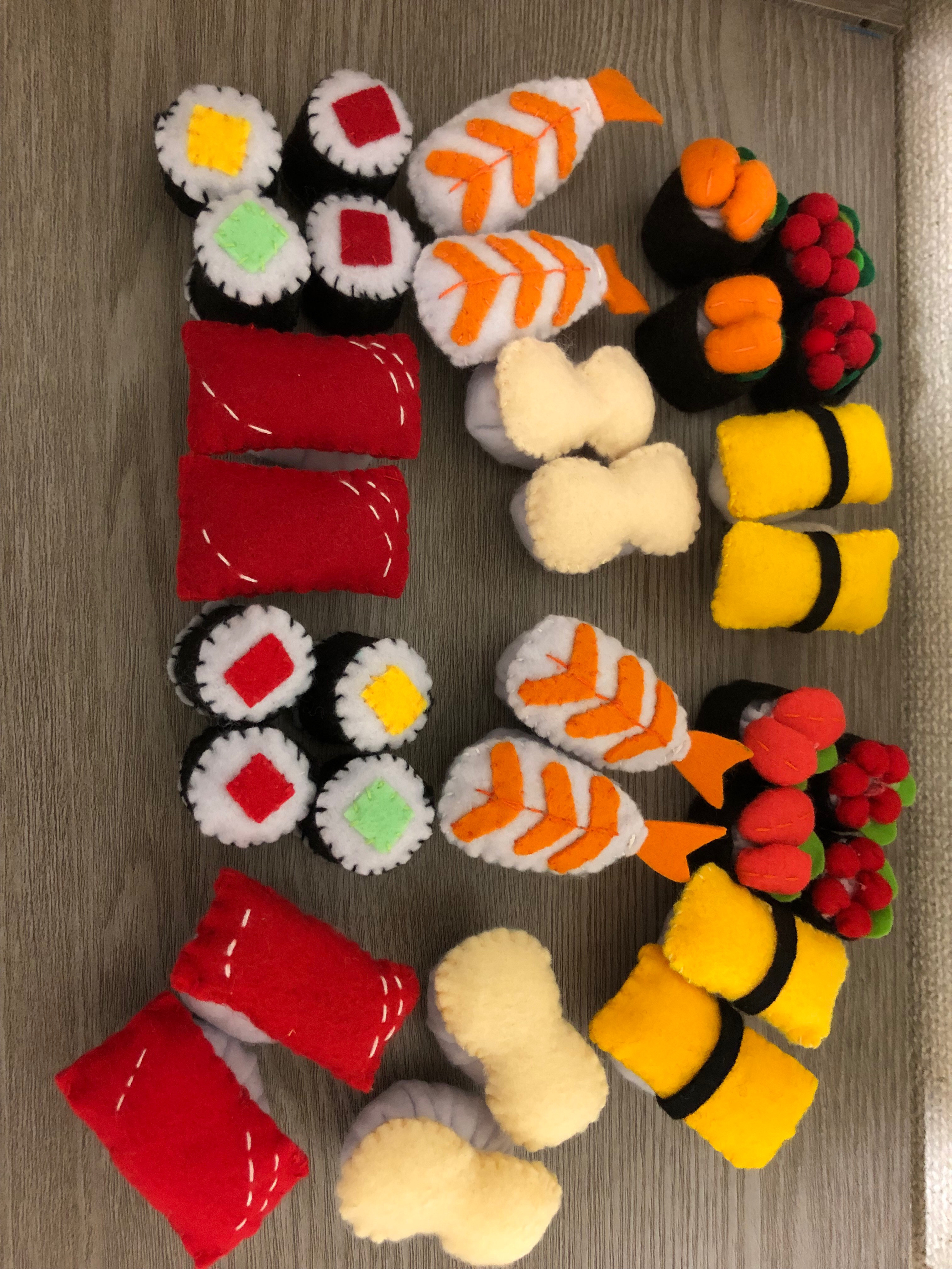 フェルトおままごと・お寿司2セット。 おもちゃ・人形 seiryo