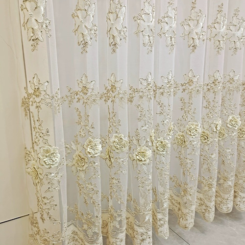 レースカーテン 高級 おしゃれ カーテン 刺繍 UVカット 立体刺繍 レースカーテン 高級 おしゃれ カーテン 刺繍 UVカット 立体刺繍