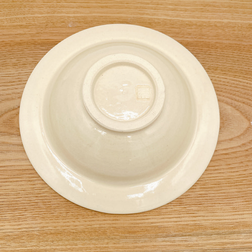 花 配色リム皿 深め 中皿 陶工房 陶希窯 通販 18042602｜Creema(クリーマ)