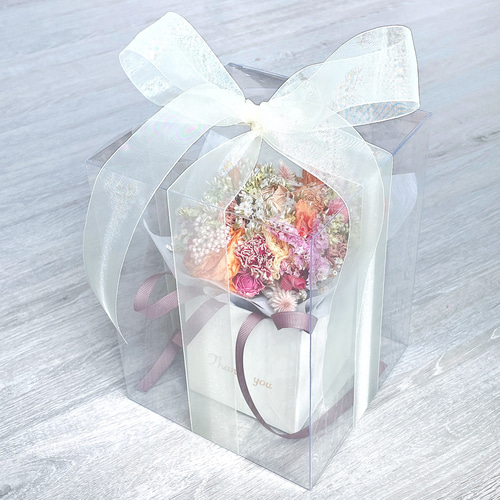 ボックスフラワーお買い上げの方のみ】クリアケース ※ラッピング