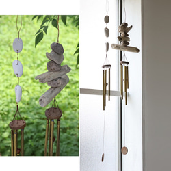 送料無料）最終SALE 2種 天然素材でつくる ウィンド ベル 風鈴