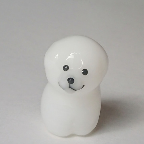 ガラスのビションフリーゼ その他置物 pop glass 通販 18043370