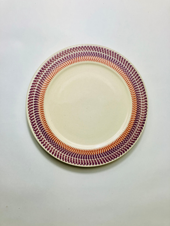 トビカンナ　プレート　選べる4カラー ブラック・ブルー・グリーン・パープル  北欧風/ケーキ/トレー/皿/大皿 5枚目の画像