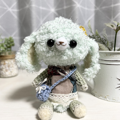 Amazon.co.jp: 犬 あみぐるみ 黒柴犬 ハンドメイド 編みぐるみ