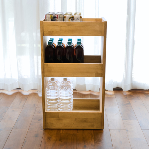 GMIS196○ガラストップ キッチンワゴン ワインラック ボトルラック ツール