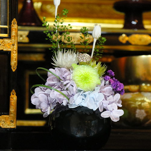 プリザーブドフラワー　仏花　花器なし一対　お花のみ　お仏壇花 楽天市場】プリザーブドフラワー 仏花 ミニ 一対可 小さめ ミニ