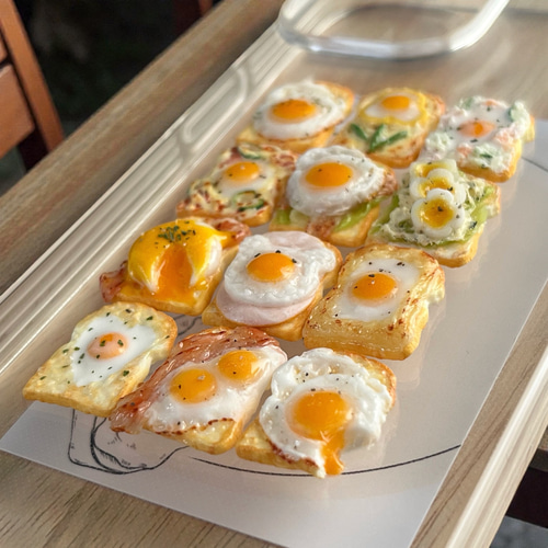エッグトースト12》 iPhoneケース スマホケース フェイクフード 食品