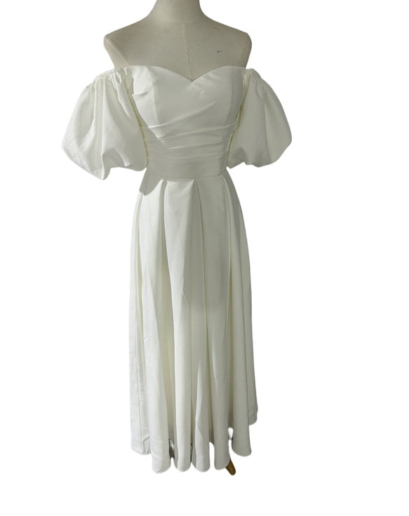 パーティードレス パーティードレス 編み上げ ロング マット生地  