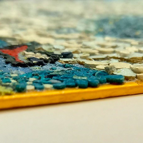 レザーアート貼り絵 ～いつか君が描いた絵～ [cr_af_240726_01] その他