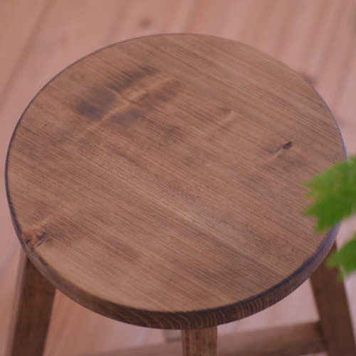 きくれんぢ　国産ひのき　丸椅子　木製スツール 国産ひのき 丸椅子 木製スツール 直径25㎝高さ40㎝ - メルカリ