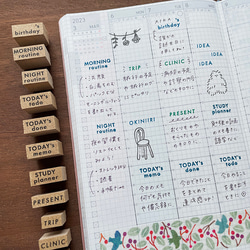 手帳スタンプ TODAY'S SPECIAL ソエルスタンプ（b-442）はんこ ハンコ 文字 見出し タイトル 7枚目の画像