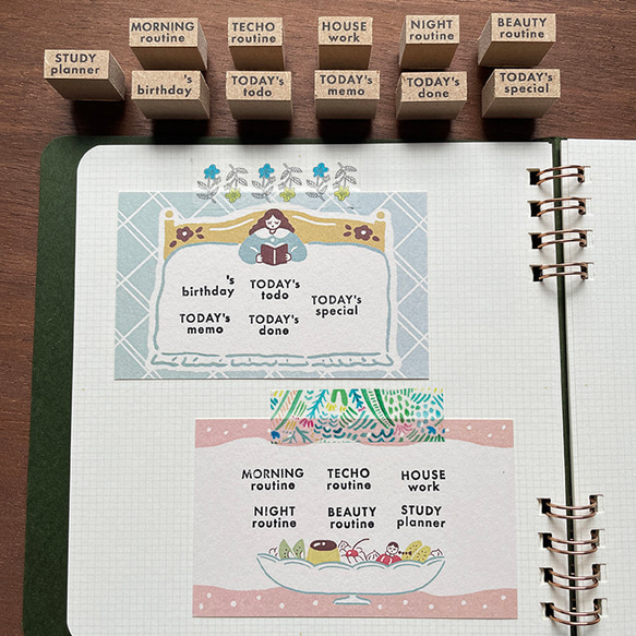 手帳スタンプ TODAY'S SPECIAL ソエルスタンプ（b-442）はんこ ハンコ 文字 見出し タイトル 4枚目の画像