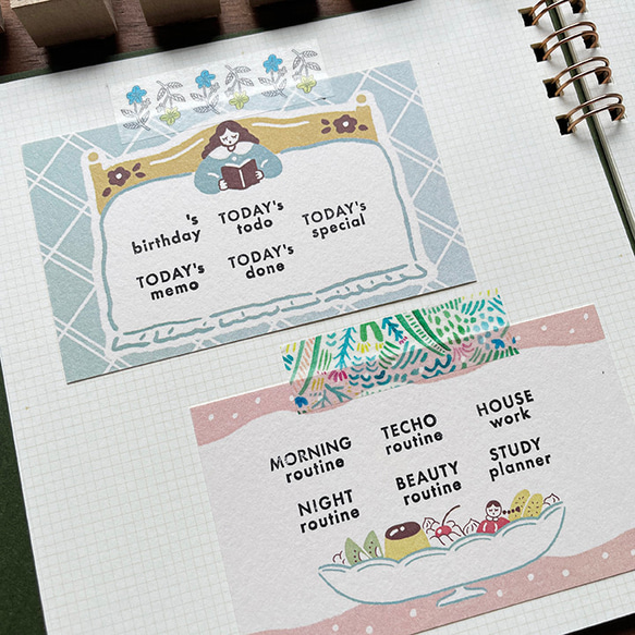 手帳スタンプ TODAY'S SPECIAL ソエルスタンプ（b-442）はんこ ハンコ 文字 見出し タイトル 5枚目の画像