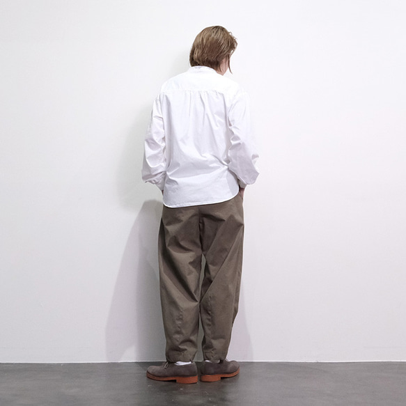 フロントフリルデザインシャツ vent blanc VB243386 ヴァンブラン blanc ヴァンブラン