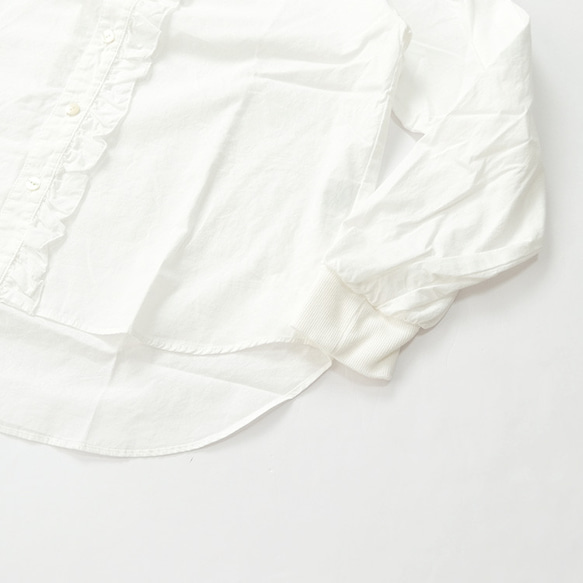 フロントフリルデザインシャツ vent blanc VB243386 ヴァンブラン blanc ヴァンブラン