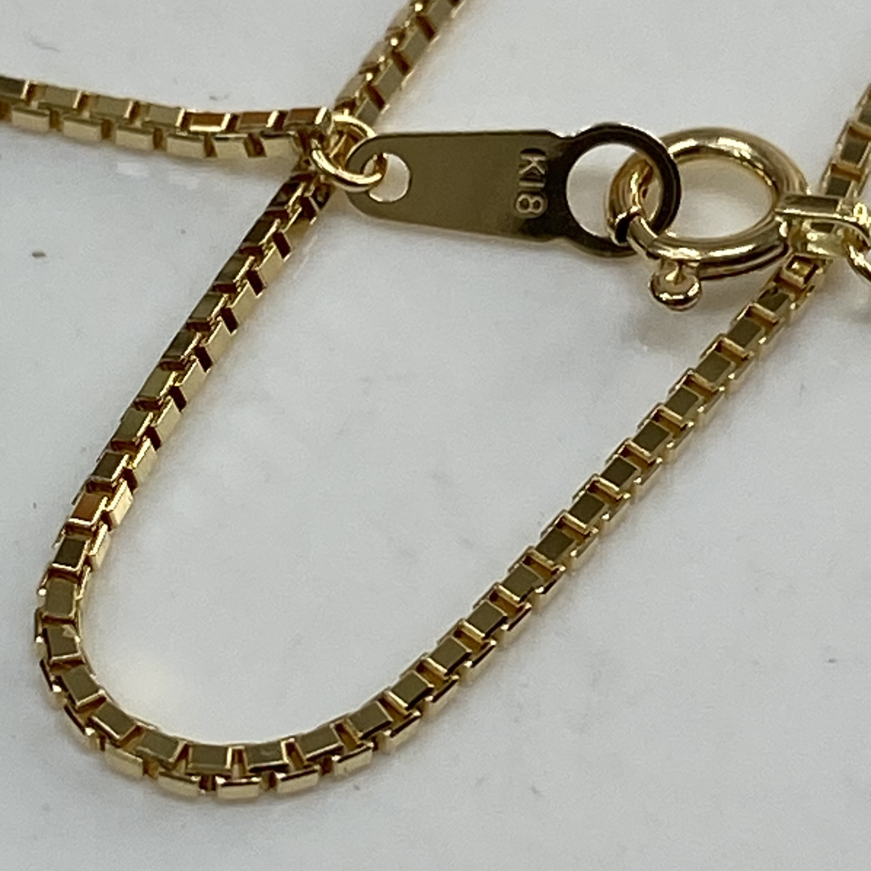 k18YG AU750 18金 ベネチア 1.2ミリ 70センチ ネックレス ネックレス  