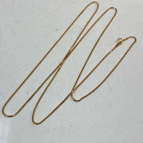 k18YG AU750 18金 ベネチア 1.2ミリ 70センチ ネックレス ネックレス  