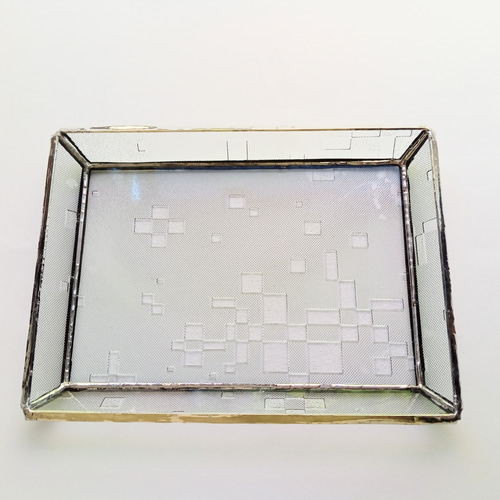 昭和ガラス】古都 小物トレイ ステンドグラス/ Tray Stained glass
