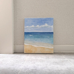 海のきらめきをイメージして描きました。抽象画 インテリア 現代アート キャンバス 海のきらめきをイメージして描きました。抽象画 インテリア 現代