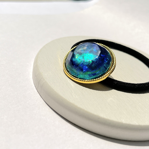 深海の宝石ヘアゴム(27mm) / 海 ヘアゴム 華昇 優羽 通販 18046878