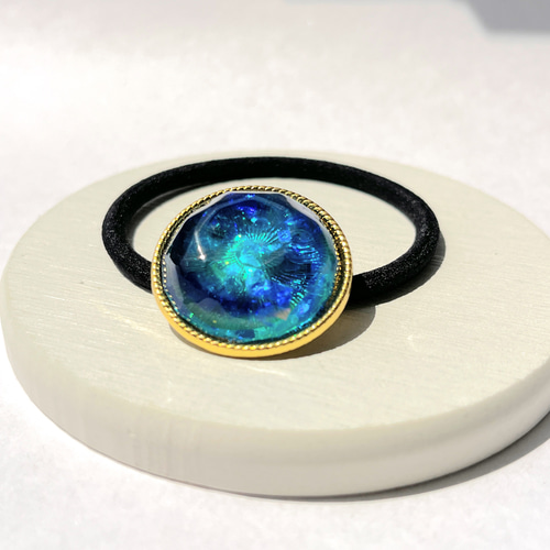 深海の宝石ヘアゴム(27mm) / 海 ヘアゴム 華昇 優羽 通販 18046878