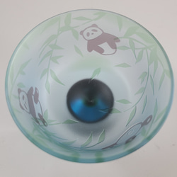 ★パンダと肉球★足つき盃 5枚目の画像