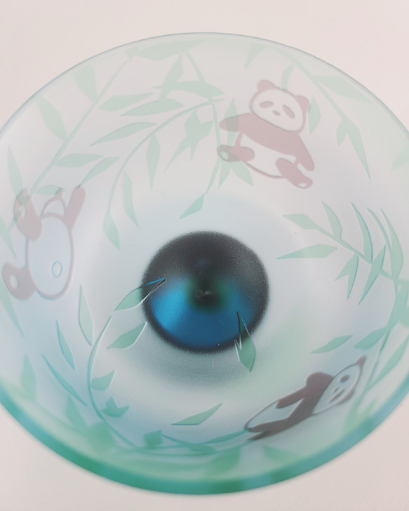 ★パンダと肉球★足つき盃 4枚目の画像