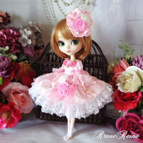 ロリータロマンス キュートなピンクフェアリードールドレス豪華4
