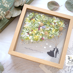 《NAME PRINTING◎wedding》happy balloon colorful flowers frame 第11張的照片