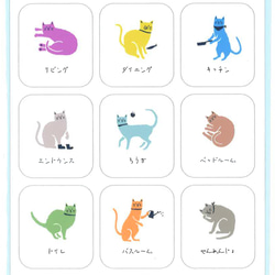 一目でわかるスイッチステッカー「抗ウィルス抗菌・ねこのスイッチステッカー 1」 DWS-568 4枚目の画像
