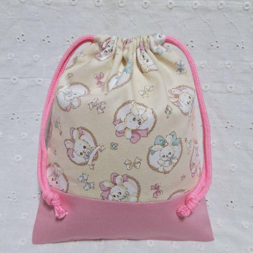 うさぎ柄ハンドメイドオーダーレッスンバックランチョンマット給食袋など